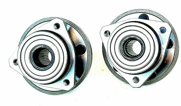 Pair Front W- Hub Bearing For Jeep Cherokee Wrangler TJ 4WD 2000-06 513158 (026)