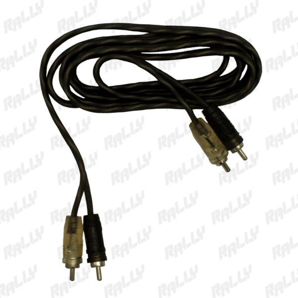 Two PCS Rally 2 Male to Male Car Audio 2RCA Audio Cable Wire 3FT Home Video (152)