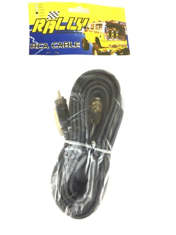 Two PCS Rally 2 Male to Male Car Audio 2RCA Audio Cable Wire 3FT Home Video (152)