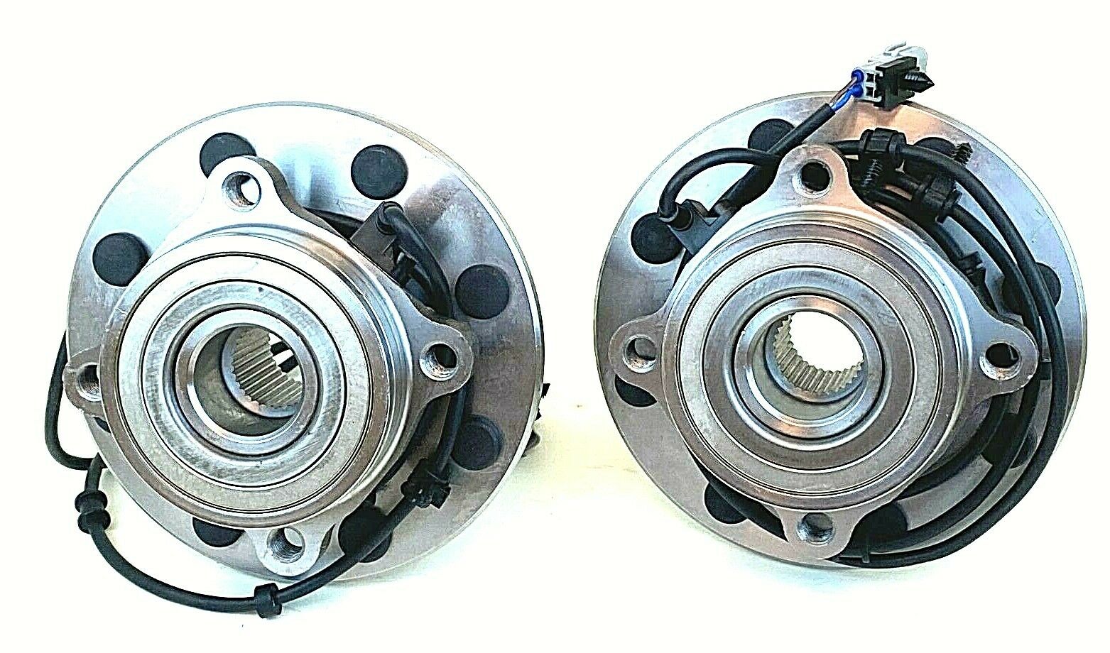 Pair Front W-Hub Bearing 515063 Dodge Ram 2500 3500 4wd 4x4 With Abs 2000-02 (359)